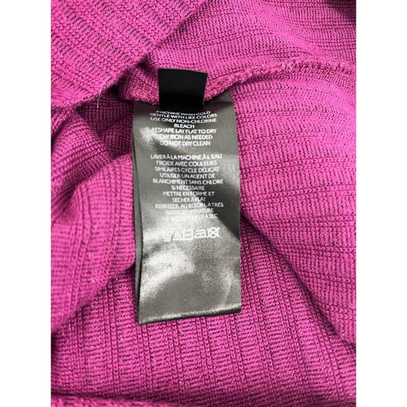 Maeve by Anthropologie Meryl plum metallic cardigan sweater M purple long sleeve - Picture 8 of 10